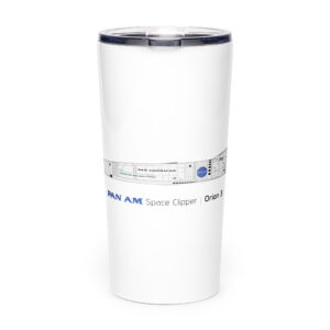 2001 Space Odyssey PanAm Space Clipper Travel Tumbler